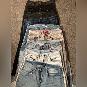 BUNDLE OF MENS SKINNY JEANS